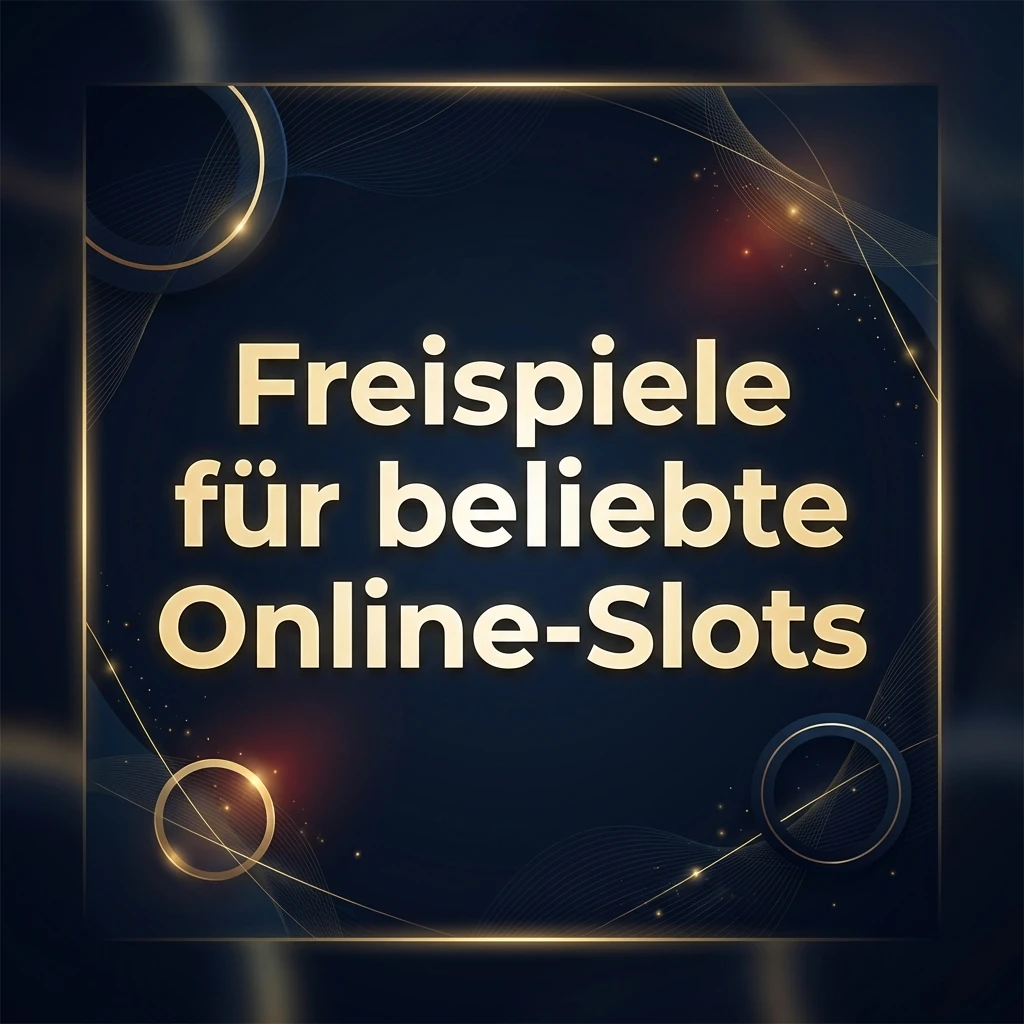 Freispiele für beliebte Online-Slots